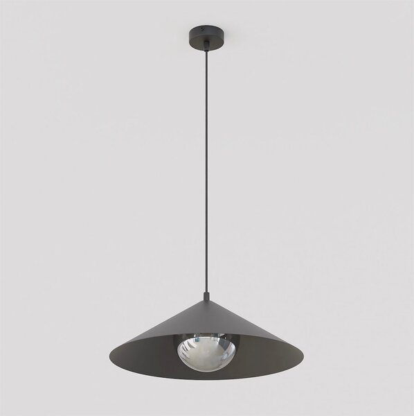 Závěsné svítidlo MONO 1M – černé, grafitové sklo, 1× E14, šířka 40 cm