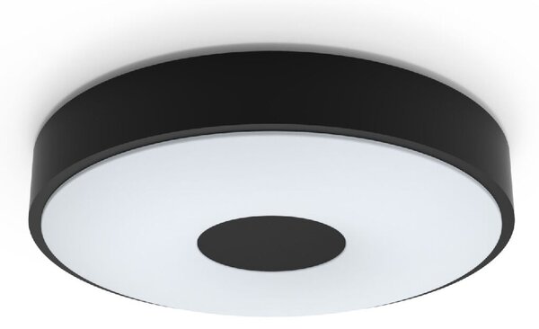 Coiner stropní svítidlo LED 24W 2700lm 2700K SceneSwitch CRI80 38cm kulaté IP20, černé