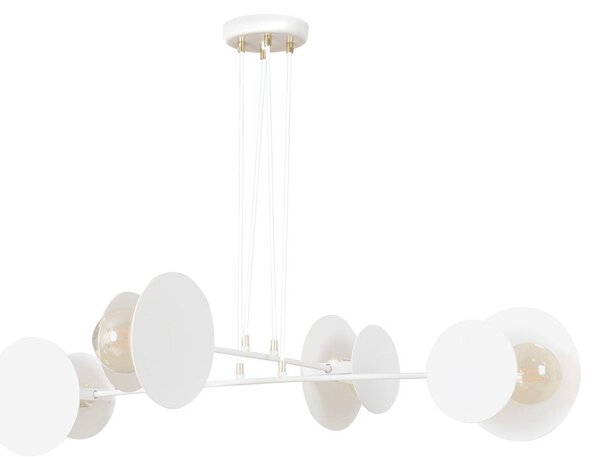 Závěsné svítidlo IDEA 4 – bílé, 4× E27, šířka 96 cm