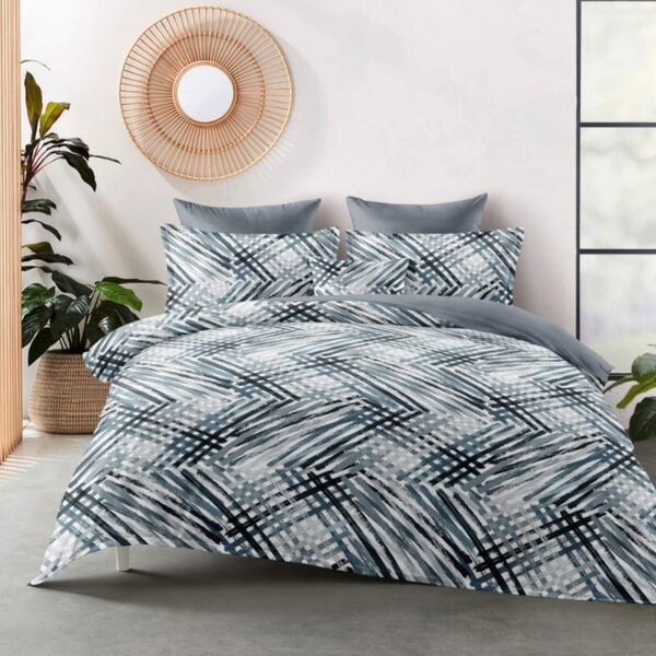 3 dílné Flanelové Povlečení polycotton Sunset 200x140cm + 90x70 cm TiaHome