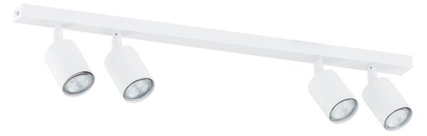 Stropní svítidlo FLASH 4 – bílé, 4× GU10, šířka 70 cm