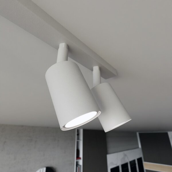 Stropní svítidlo FLASH 4 – bílé, 4× GU10, šířka 70 cm