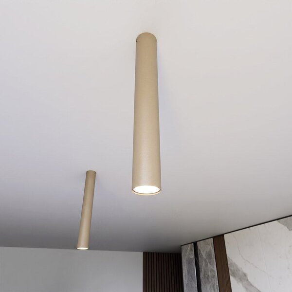 Stropní svítidlo TECNO 1L – moka, 1× GU10, šířka 51 cm