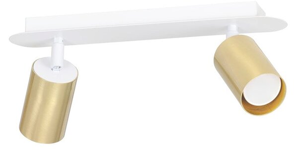 Stropní svítidlo ZEN 2 – bílé, 2× GU10, šířka 42 cm