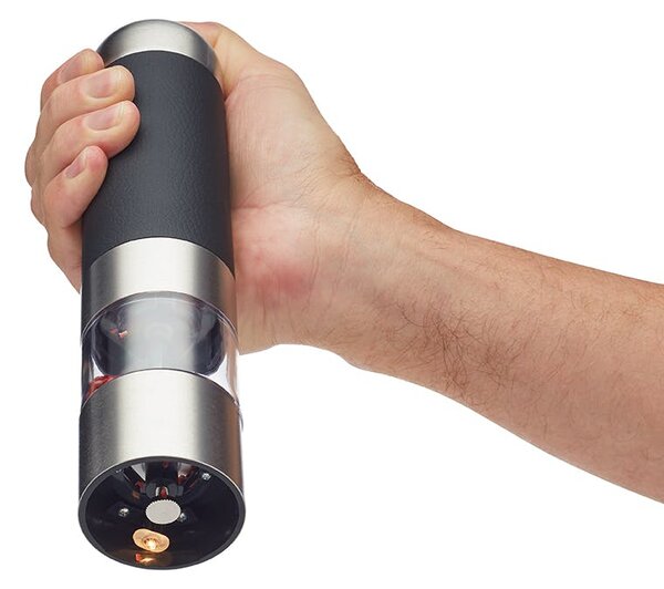 Elektrický mlýnek na sůl nebo pepř, 22 cm černý, MasterClass MCSNPELEC