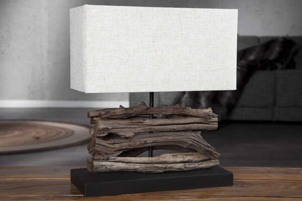 Stolní lampa FERRE béžová