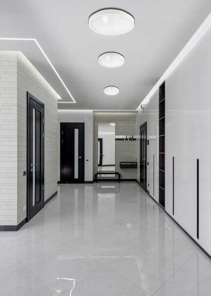 ECOLIGHT Kulaté LED stropní svítidlo - 2xE27 - bílé