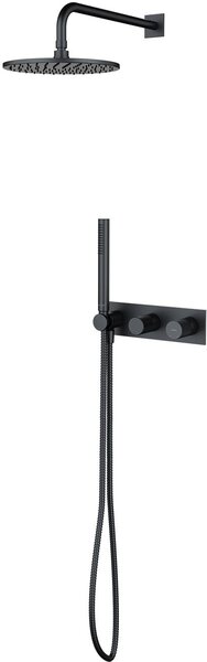 Omnires Contour sprchová sada pod omítku s dešťovou sprchou || SYSCT10AT