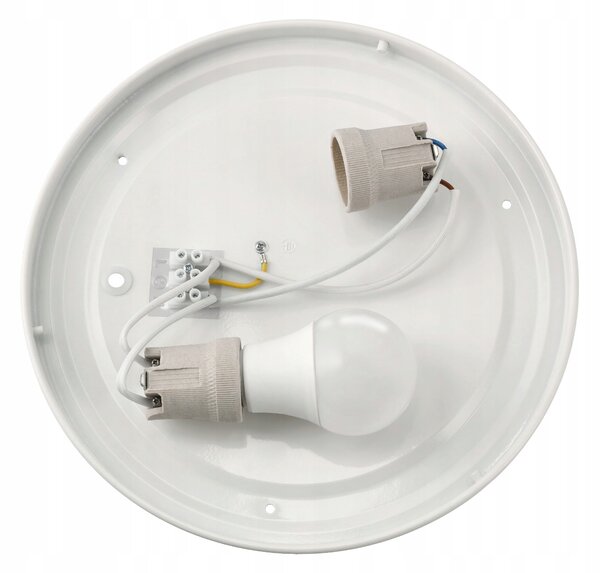 ECOLIGHT Kulaté LED stropní svítidlo - 2xE27 - bílé