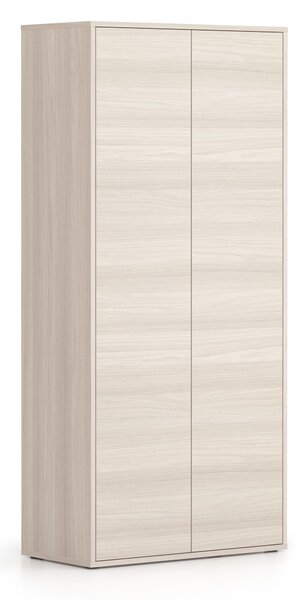 Kancelářská spisová skříň BLOCK, 2x dveře, 800 x 400 x 1748 mm, dub přírodní