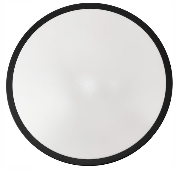 ECOLIGHT Kulatý LED stropní panel - 2xE27 - černý