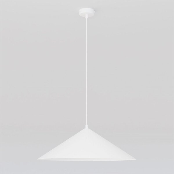 Závěsné svítidlo MONO 1L – bílé, opálové sklo, 1× E14, šířka 50 cm