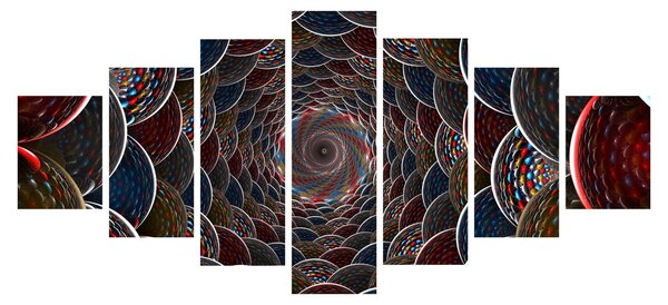 Obraz - Vír (210x100 cm)