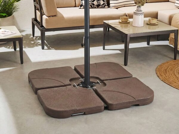 Základna slunečníku CARIA Taupe Čtvercový 9 kg