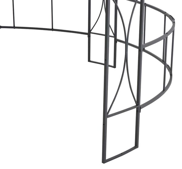 Altán 300 x 290 cm taupe kruhový 315227