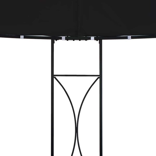 Altán 300 x 290 cm antracitový kruhový 310031