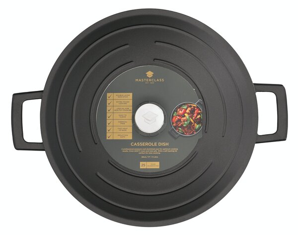 Hrnec MasterClass 28 cm 5 l indukční nepřilnavý černý MCMCRD28