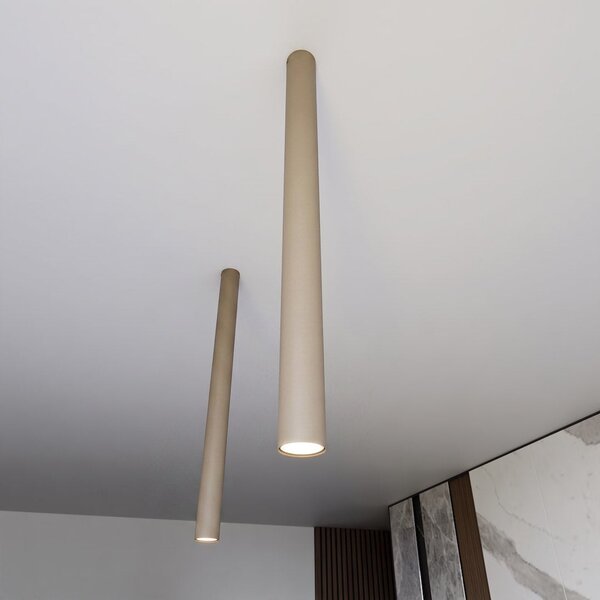 Stropní svítidlo TECNO 1XXL – moka, 1× GU10, šířka 86 cm