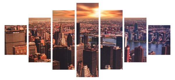 Obraz - Pohled na metropoli (210x100 cm)