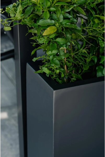 Květináč ELEMENTO SLIM, sklolaminát, šířka 90 cm, antracit