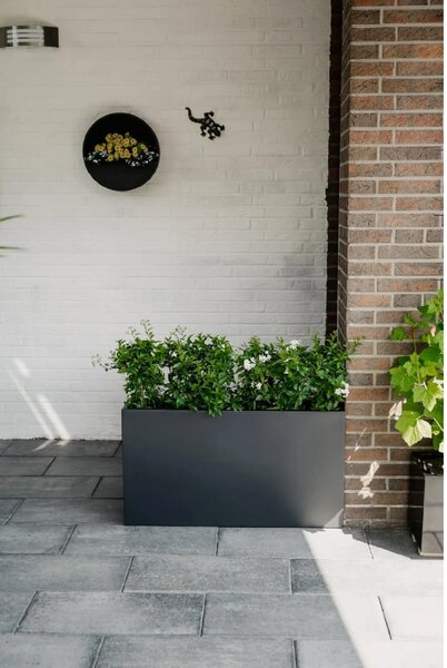 Květináč ELEMENTO SLIM, sklolaminát, šířka 90 cm, antracit