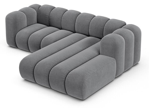 Světle šedá rohová pohovka (pravý roh) Lupine – Micadoni Home