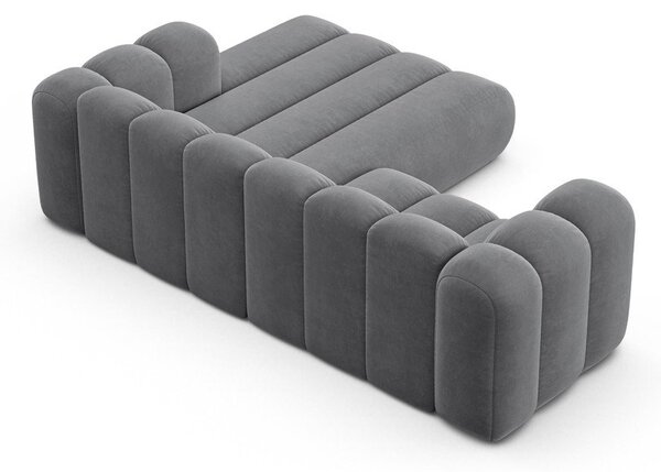 Světle šedá rohová pohovka (pravý roh) Lupine – Micadoni Home