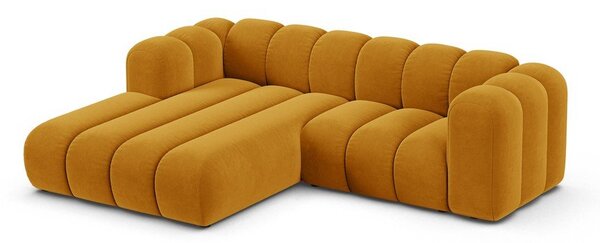 Žlutá rohová pohovka (levý roh) Lupine – Micadoni Home