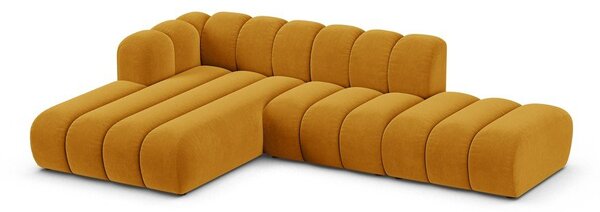Žlutá rohová pohovka (levý roh) Lupine – Micadoni Home