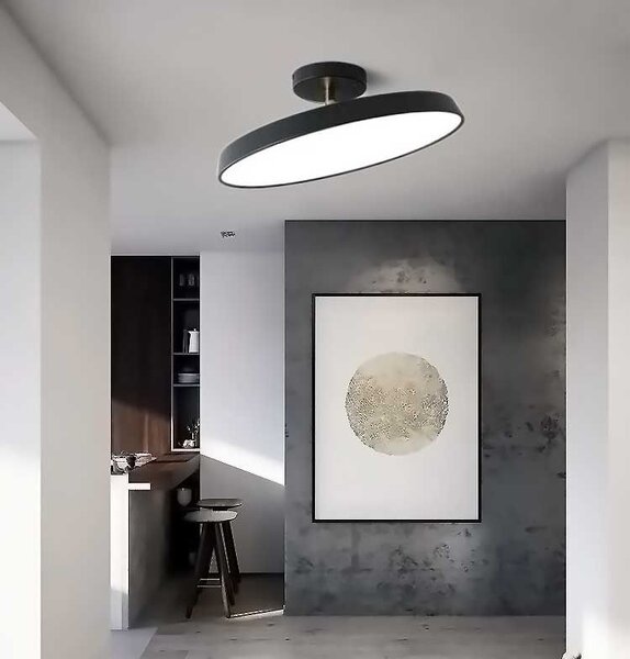 Toolight - Stropní svítidlo 50 cm 5xE27 60W APP860-C, černá-zlatá, OSW-08956