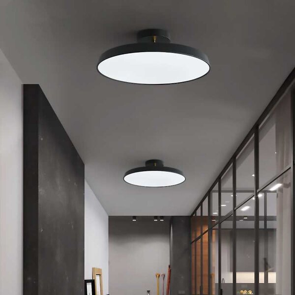 Toolight - Stropní svítidlo 50 cm 5xE27 60W APP860-C, černá-zlatá, OSW-08956