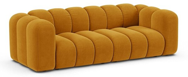 Žlutá pohovka 228 cm Lupine – Micadoni Home