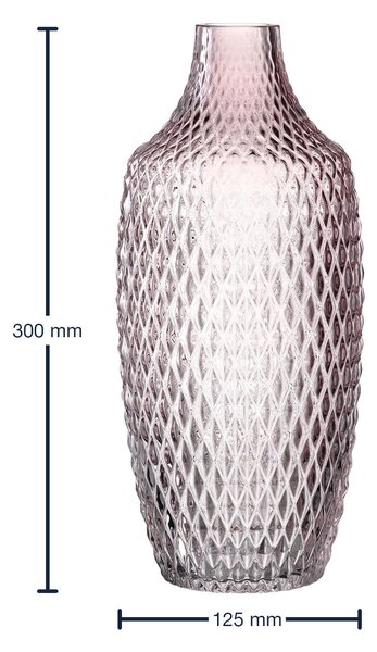 VÁZA, sklo, 30 cm Leonardo - Skleněné vázy