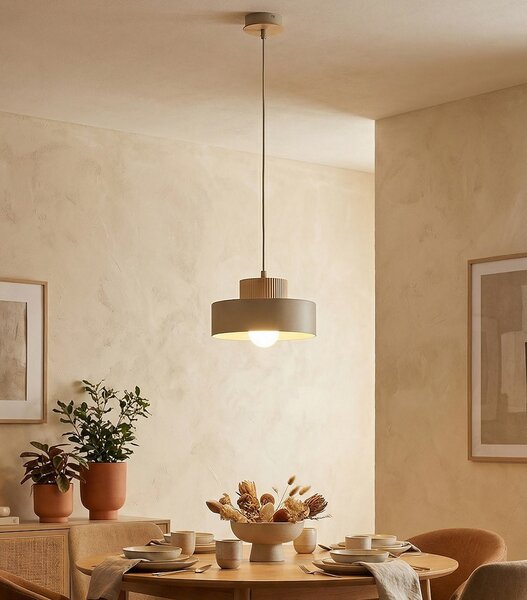 Závěsné svítidlo KIVI 1S – moka, 1× E27, šířka 20 cm