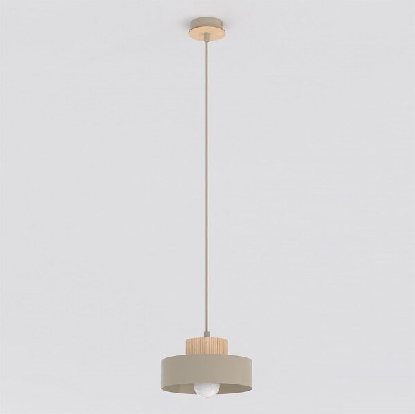 Závěsné svítidlo KIVI 1S – moka, 1× E27, šířka 20 cm
