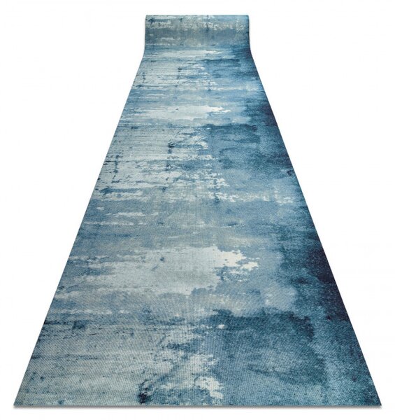 Protiskluzový běhoun DIGITAL - CONCRETE Beton, modrý