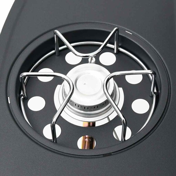 Plynový gril 4+1 hořáky černý ocel 310105