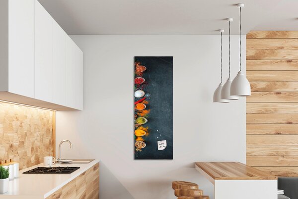 SKLENĚNÁ MAGNETICKÁ TABULE, sklo, 30/80 cm Euroart