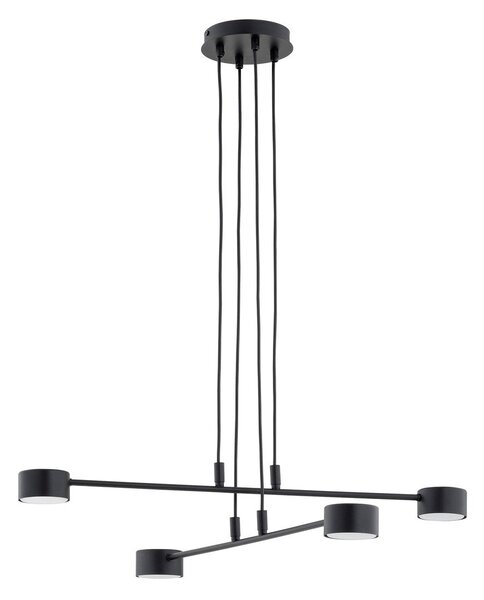 Závěsné svítidlo MODUS 4 – černé, 4× GX53, šířka 70 cm