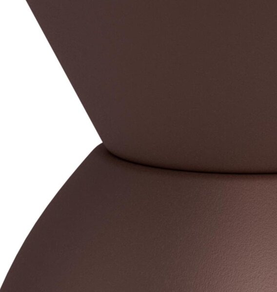 Actona Konferenční stolek Ferrol 40 cm hnědý mat/mramor cocoa lesk