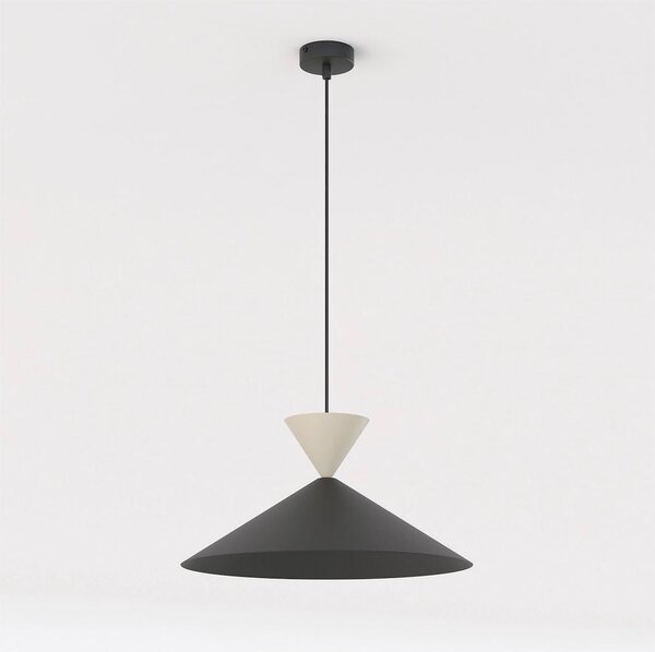 Závěsné svítidlo RALF 1M – černé / moka, 1× GX53, šířka 40 cm