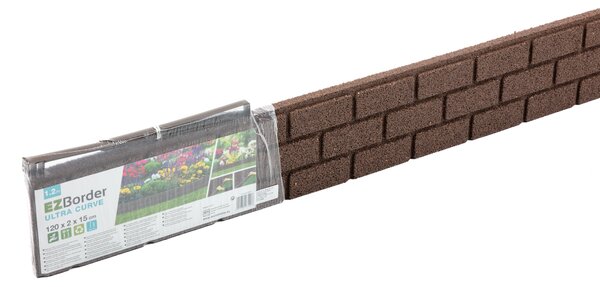Multy home Zahradní palisáda BRICKS 120 x 15 cm, hnědá (se spojkou a hřeby) MHEU5000060, 1 ks 4016.99