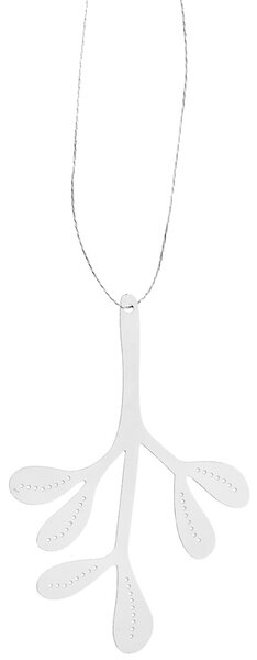 COOEE Design Sada stříbrných ozdob Mistletoe Steel - 4 ks CED490