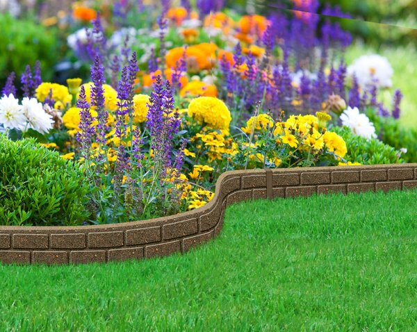 Multy home Zahradní palisáda BRICKS 120 x 15 cm, hnědá (se spojkou a hřeby) MHEU5000060, 1 ks 4016.99