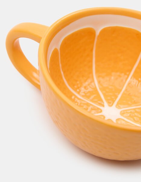 Sinsay - Mug with orange motif - oranžová