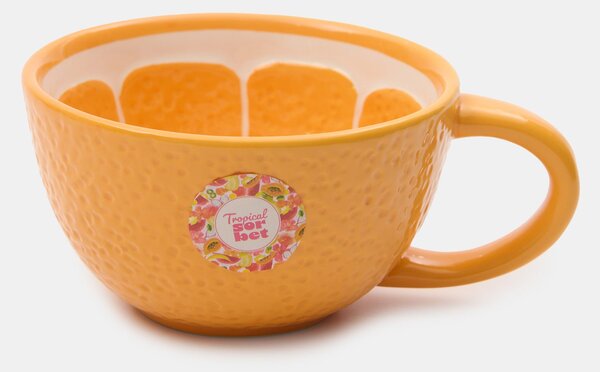 Sinsay - Mug with orange motif - oranžová