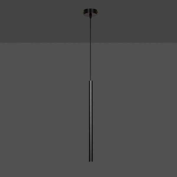 Závěsné svítidlo SELTER 1 – černé, 1× G9, šířka 3 cm