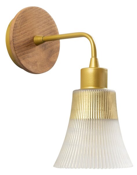 Opviq Nástěnná lampa Foca zlatá