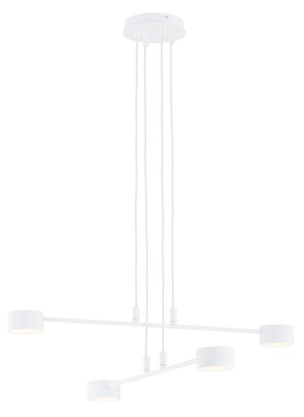 Závěsné svítidlo MODUS 4 – bílé, 5× GX53, šířka 70 cm