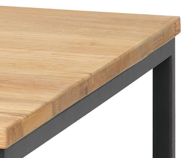 KONFERENČNÍ STOLEK, přírodní barvy, černá, dřevo, kov, kompozitní dřevo, 105/44/65 cm - Konferenční stolky, Online Only